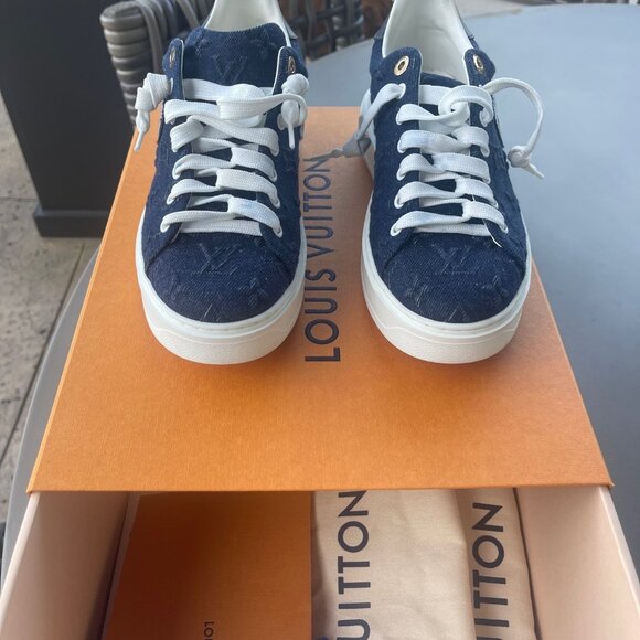 Louis Vuitton Time Out Sneaker Denim - Picture 8 of 14